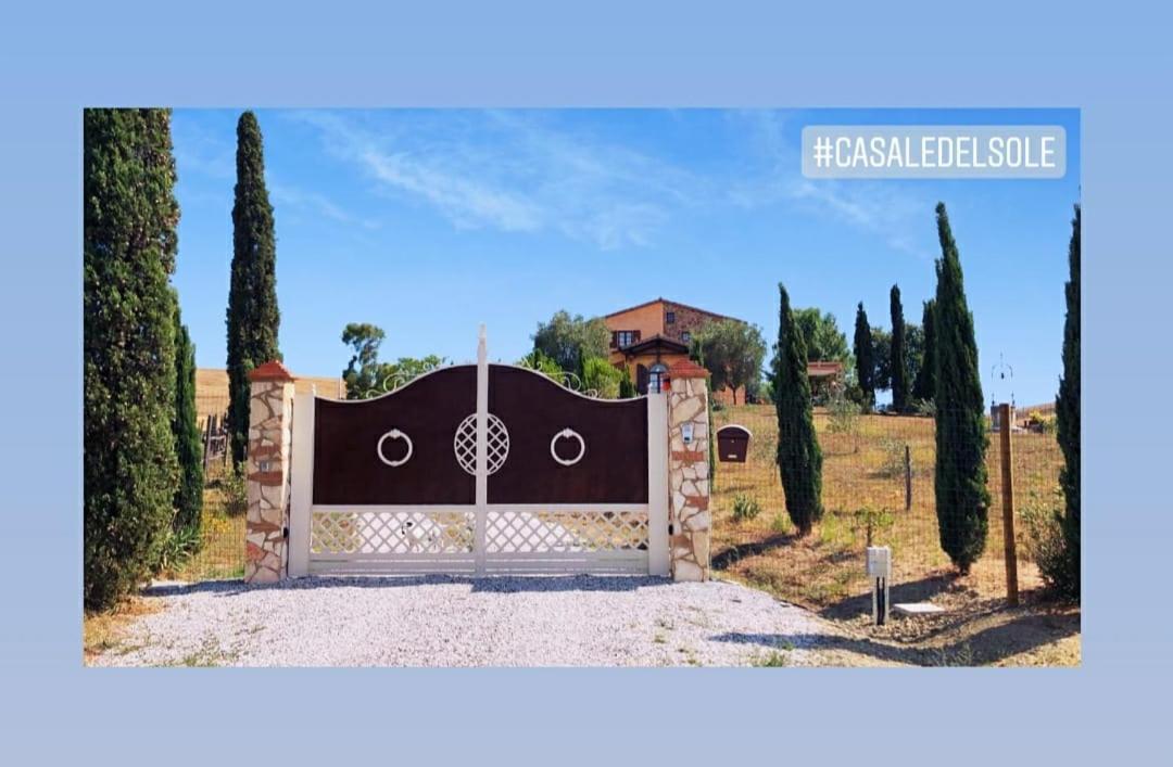 Bed And Breakfast Casale Del Sole Castellina Marittima Bagian luar foto