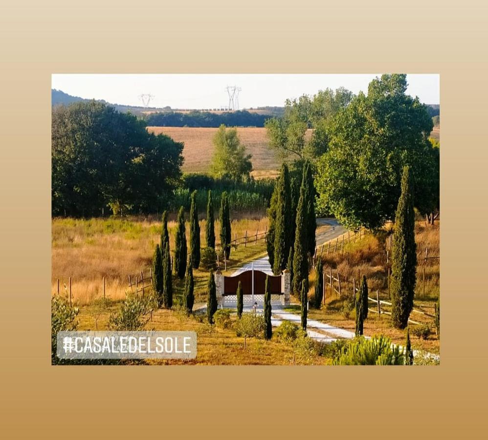 Bed And Breakfast Casale Del Sole Castellina Marittima Bagian luar foto
